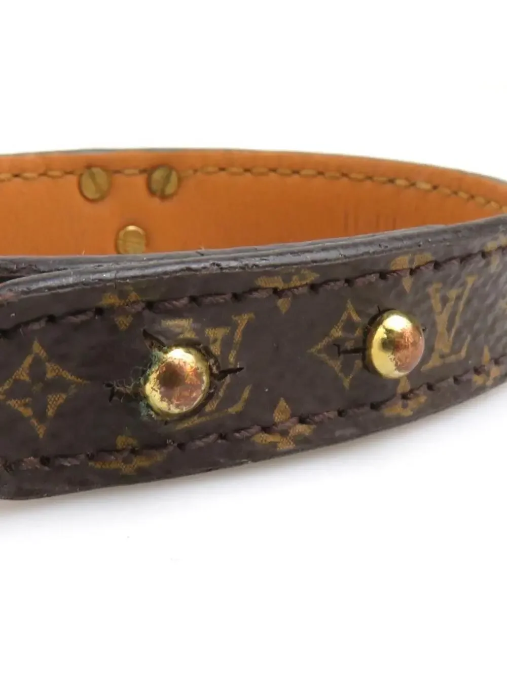 Auth Louis Vuitton Essential V Bracelet #339541L16B